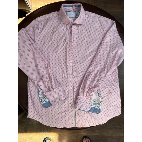 Cactus Man Other - Cactus Man MEDIUM MEN’s SHIRT DENIM & FLOWER BRAND in Pink